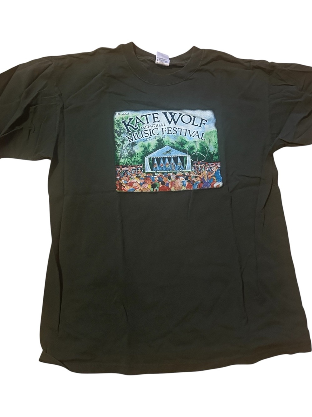 2008 Kate Wolf Memorial Music Festival T-shirt